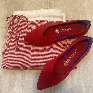 NEW!!!! Red Rothy’s! ♥️♥️♥️ size 8